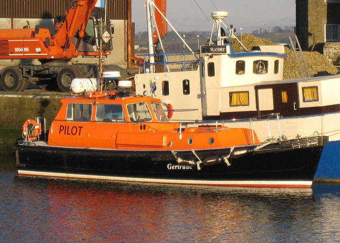 Photograph of the vessel pv Gertrude pictured in Glasson Dock on 27th December 2008