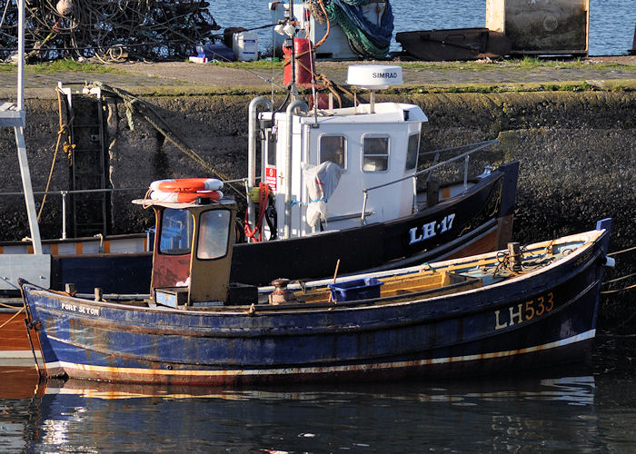 Photograph of the vessel fv Girl Elsie pictured at Port Seton on 6th November 2011