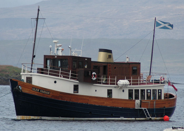 Photograph of the vessel  Glen Tarsan pictured at Oban on 23rd April 2011
