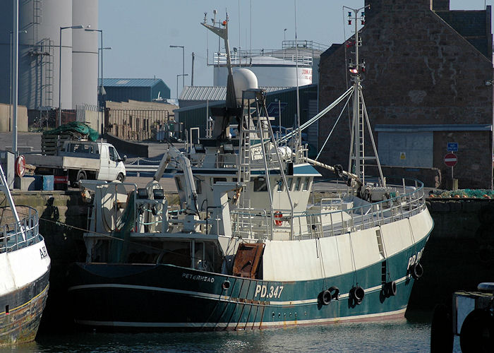 Photograph of the vessel fv Glenugie pictured at Peterhead on 28th April 2011