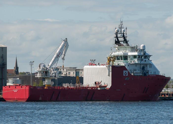 Photograph of the vessel  Go Electra pictured at Leith on 2nd May 2014