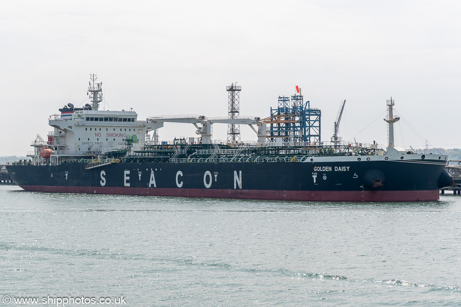Photograph of the vessel  Golden Daisy pictured at Fawley on 26th April 2025