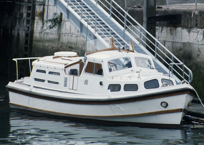 Photograph of the vessel  Good Shepherd pictured in Portsmouth Naval Base on 27th August 1990