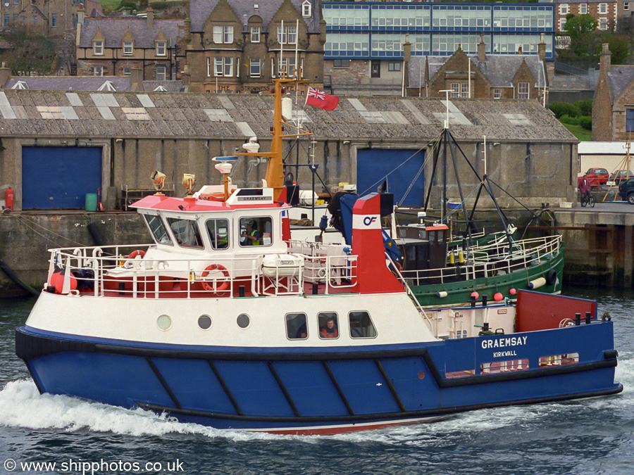  Graemsay pictured departing Stromness on 9th May 2003