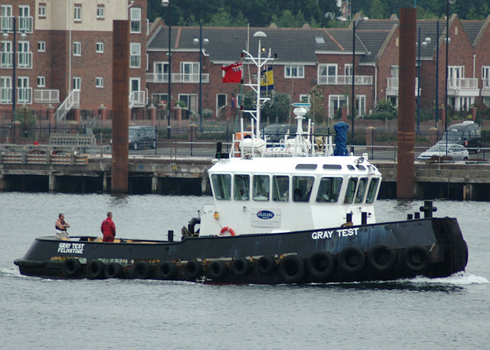 Photograph of the vessel  Gray Test pictured on the River Tyne on 12th June 2007