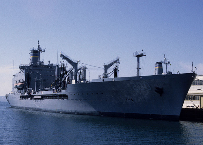Photograph of the vessel USNS Guadalupe pictured at San Diego on 16th September 1994
