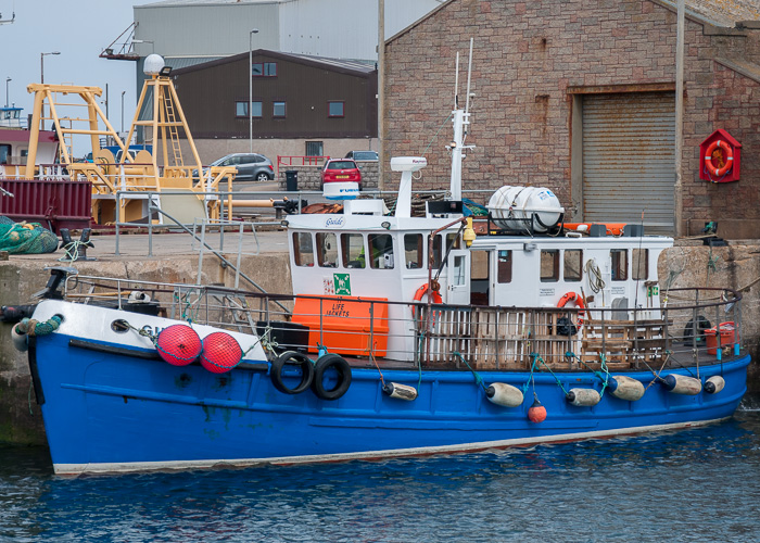 Photograph of the vessel  Guide pictured at Macduff on 5th May 2014