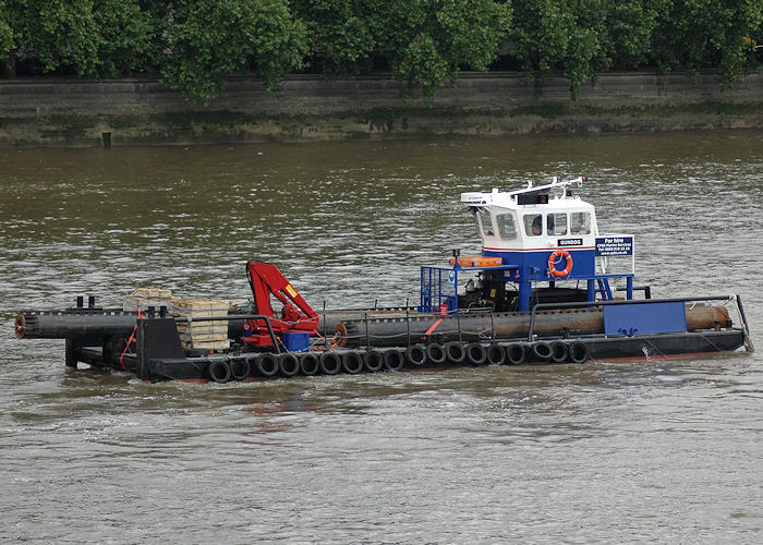 Photograph of the vessel  Gundog pictured in London on 11th June 2009