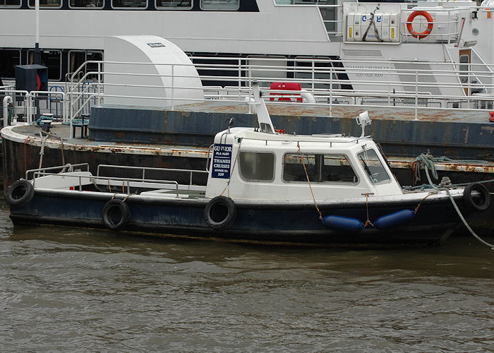 Photograph of the vessel  Guvnor pictured in London on 11th June 2009