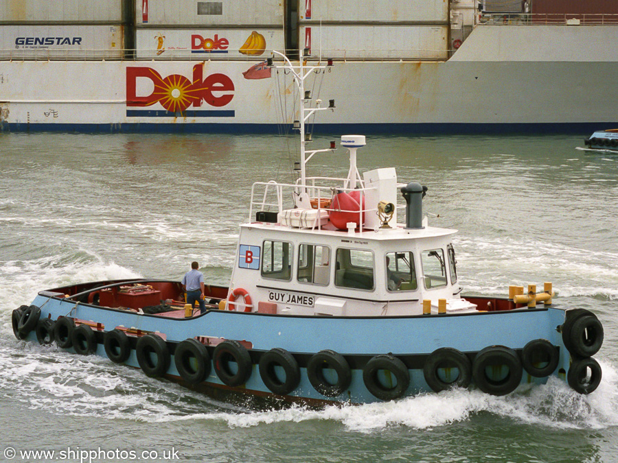 Photograph of the vessel  Guy James pictured at Portsmouth Ferryport on 5th July 2003
