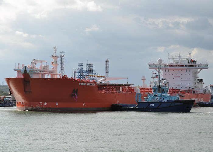 Photograph of the vessel  Hanne Knutsen pictured at Fawley on 6th August 2011