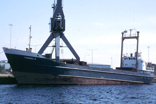 Photograph of the vessel  Hannes D pictured in Halmstad on 28th May 2001