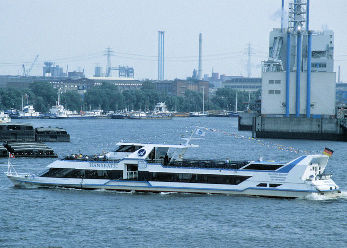  Hanseatic pictured at Hamburg on 9th June 1997