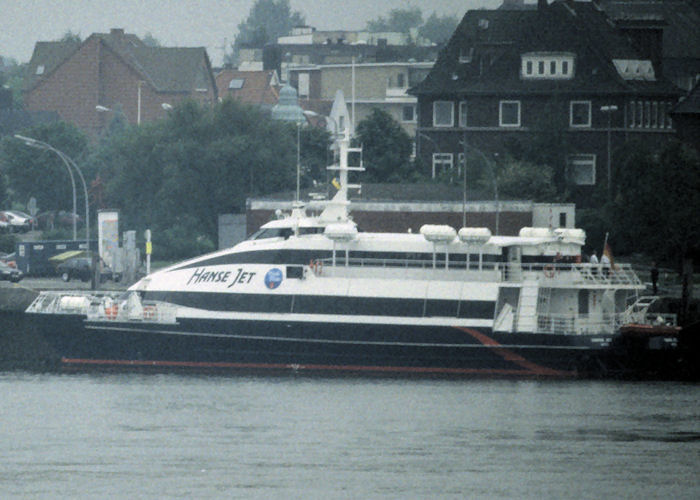 Photograph of the vessel  Hanse Jet pictured at Cuxhaven on 27th May 1998