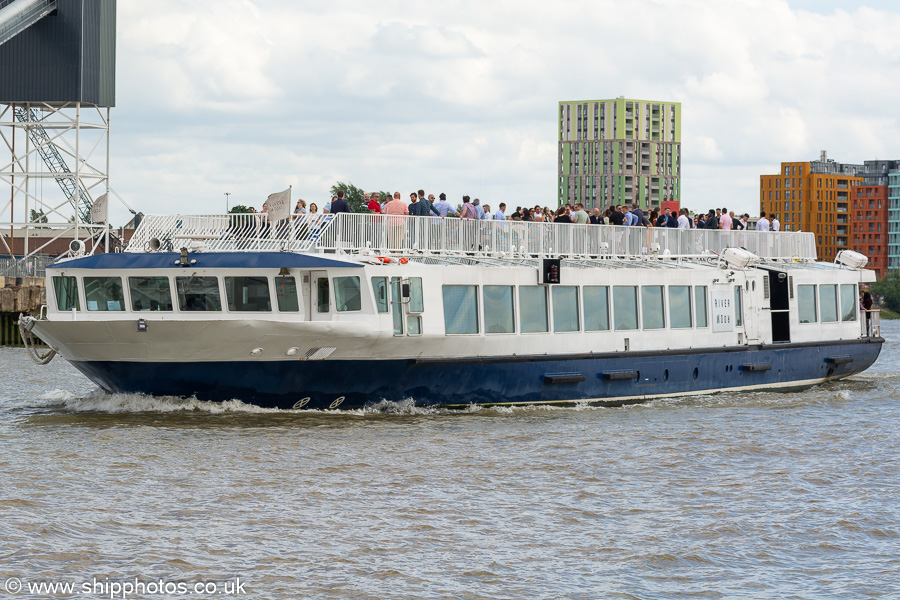 Photograph of the vessel  Harmony pictured in London on 6th July 2023