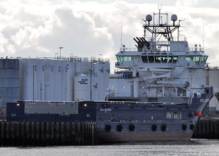  Havila Commander pictured at Aberdeen on 15th April 2012