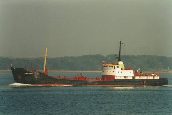 Photograph of the vessel  Haweswater pictured arriving in Southampton on 29th September 1997