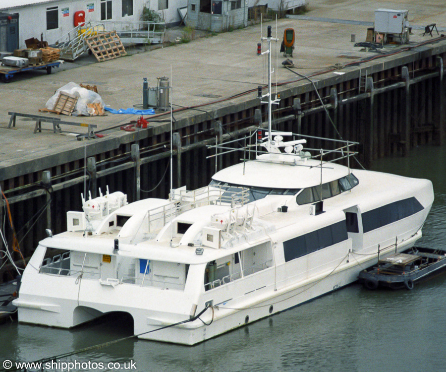  H.C. Katia pictured fitting out at Woolston on 27th September 2003
