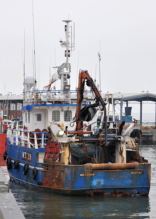 Photograph of the vessel fv Headway X pictured at the Fish Quay, North Shields on 23rd March 2012