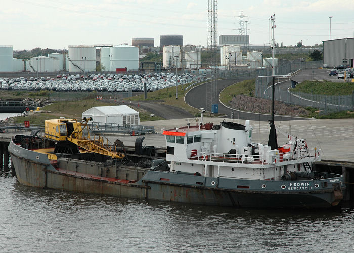 Photograph of the vessel  Hedwin pictured at North Shields on 11th May 2005