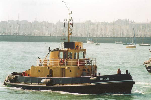 Photograph of the vessel RMAS Helen pictured in Portsmouth on 24th August 2001