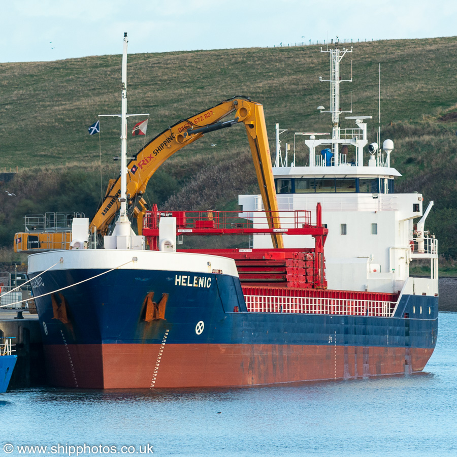 Photograph of the vessel  Helenic pictured at Montrose on 15th October 2021
