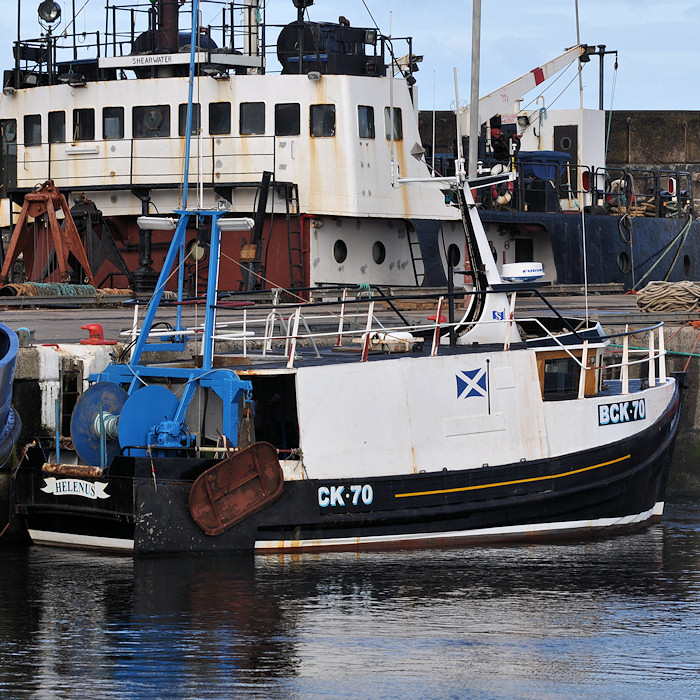 Photograph of the vessel fv Helenus pictured at Buckie on 15th April 2012