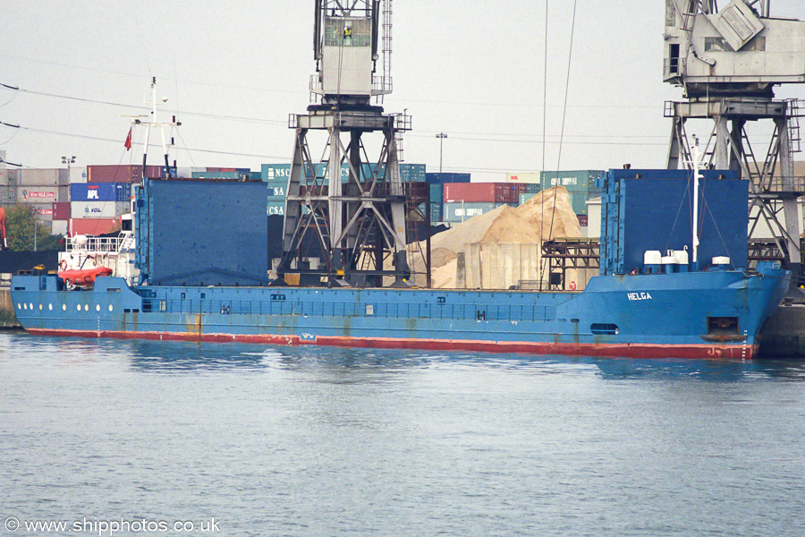 Photograph of the vessel  Helga pictured at Southampton on 22nd September 2001