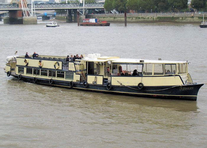 Photograph of the vessel  Henley pictured in London on 20th October 2009