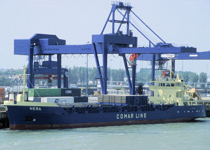 Photograph of the vessel  Hera pictured at Parkeston Quay, Harwich on 10th June 1997