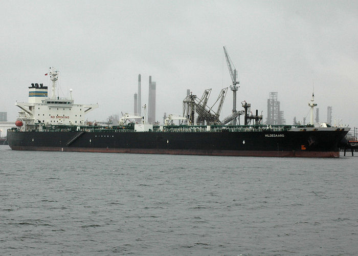 Photograph of the vessel  Hildegaard pictured at Coryton on 17th May 2008