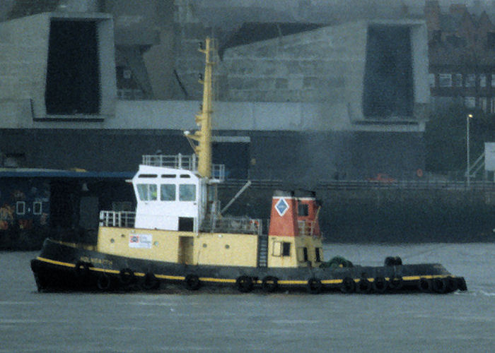 Photograph of the vessel  Holmgarth pictured on the River Mersey on 18th November 1996