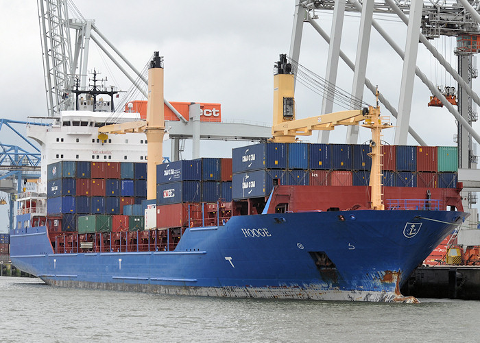 Photograph of the vessel  Hooge pictured in Prins Willem Alexanderhaven, Rotterdam on 24th June 2012