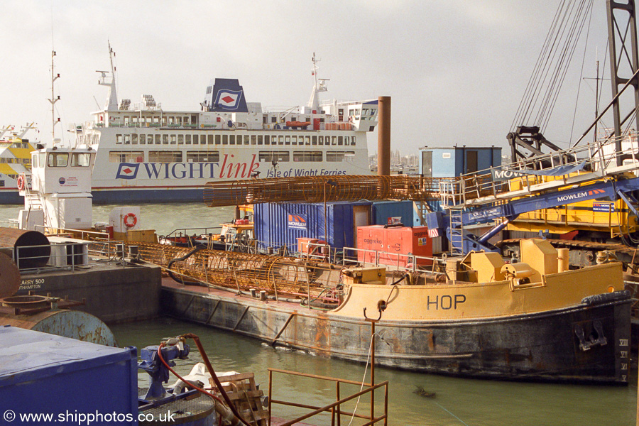 Photograph of the vessel  Hop pictured at Gunwharf, Portsmouth on 28th January 2002
