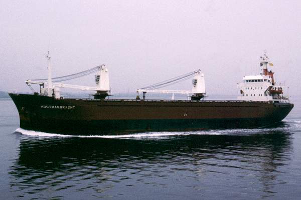 Photograph of the vessel  Houtmangracht pictured on Southampton Water on 18th May 1991