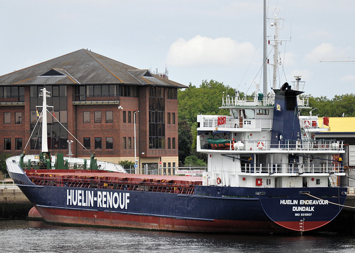 Photograph of the vessel  Huelin Endeavour pictured in Southampton on 6th August 2011