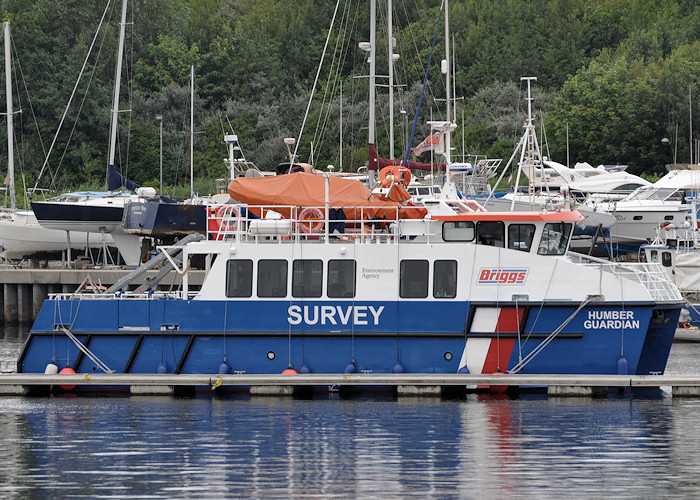 Photograph of the vessel rv Humber Guardian pictured at Royal Quays, North Shields on 24th August 2012
