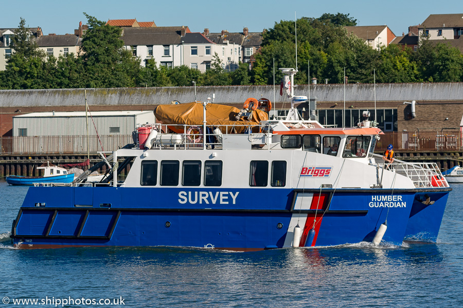 rv Humber Guardian pictured passing North Shields on 30th June 2018