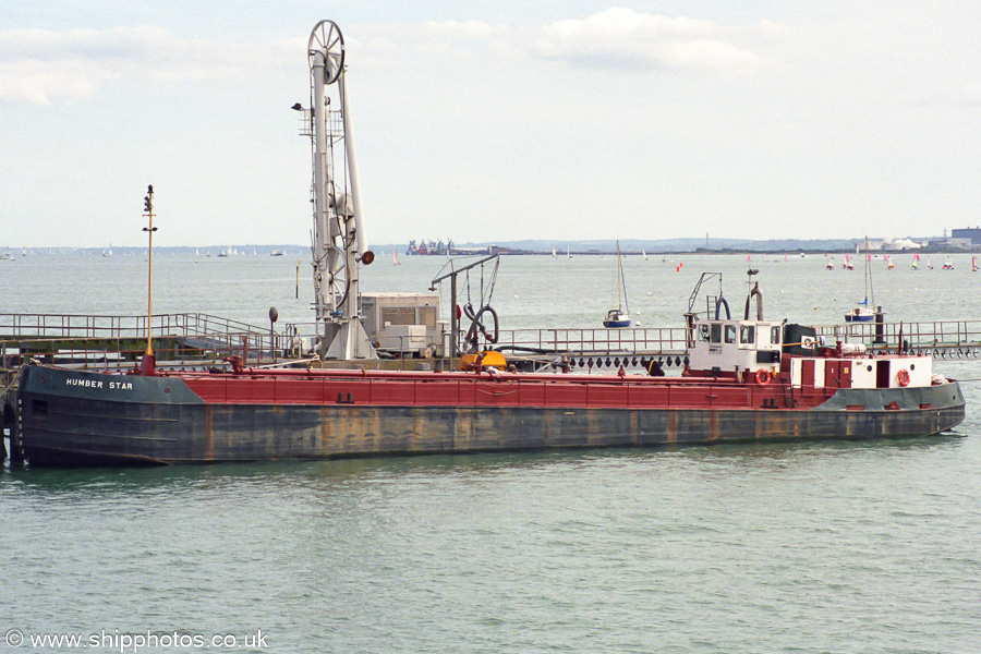 Photograph of the vessel  Humber Star pictured at Woolston on 20th April 2002