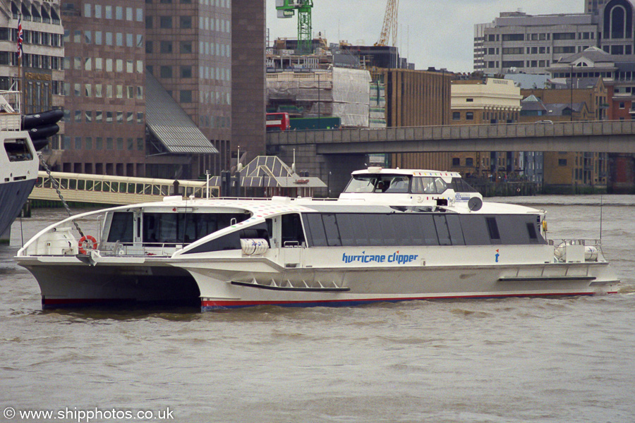  Hurricane Clipper pictured in London on 16th July 2005