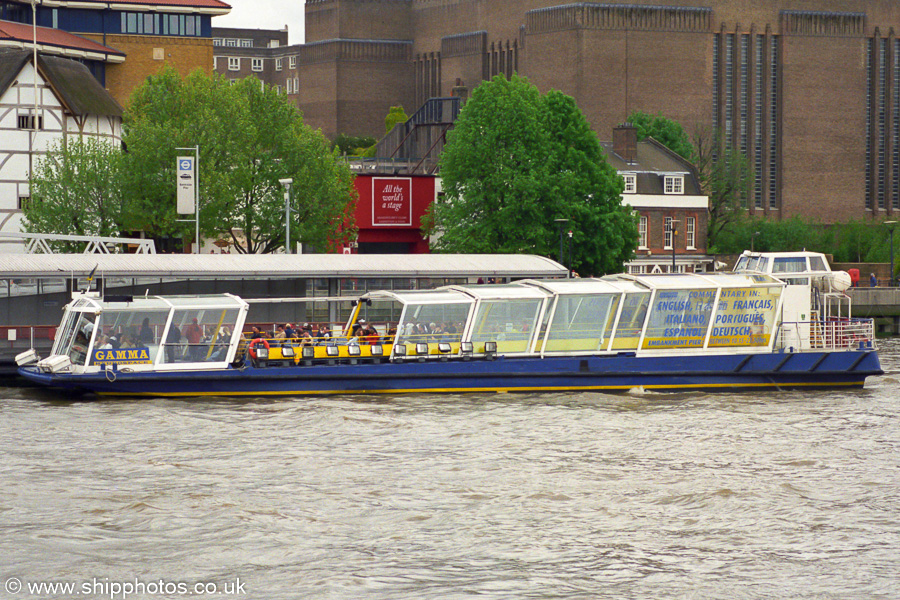 Photograph of the vessel  Hydrospace Gamma pictured in London on 3rd May 2003
