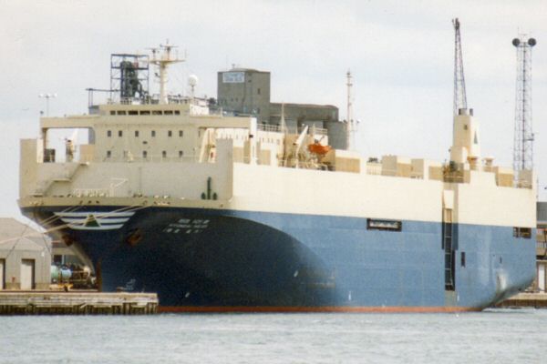 Photograph of the vessel  Hyundai No. 101 pictured at Southampton on 19th May 1995