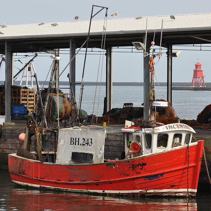 Photograph of the vessel fv Incentive pictured at the Fish Quay, North Shields on 23rd March 2012
