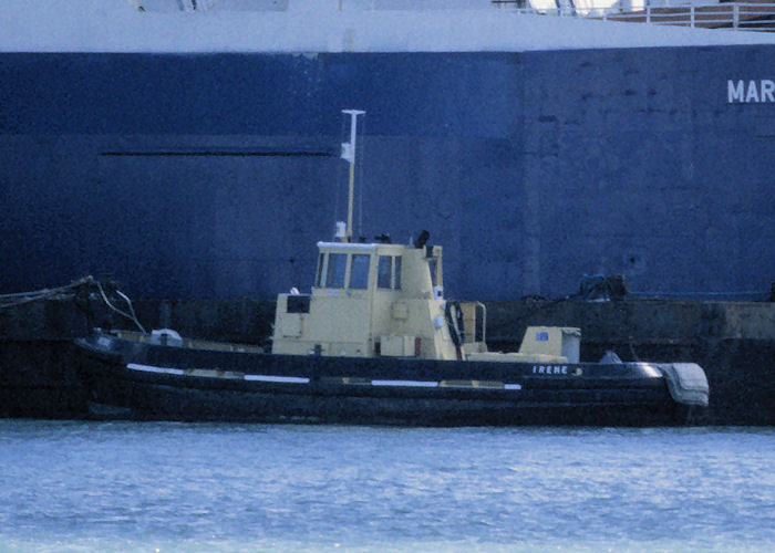Photograph of the vessel RMAS Irene pictured laid up at Marchwood on 13th July 1997