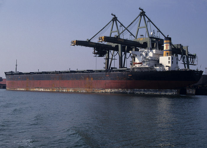 Photograph of the vessel  Irenes Vision pictured in Mississippihaven, Europoort on 14th April 1996