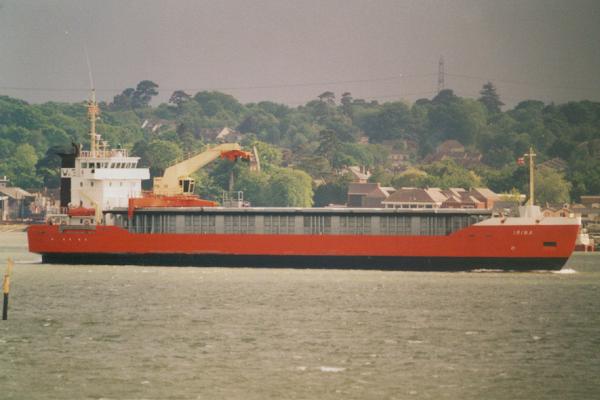 Photograph of the vessel  Irina pictured arriving in Southampton on 28th May 2000