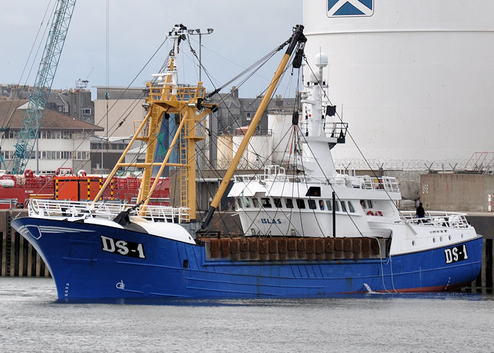Photograph of the vessel fv Isla S pictured at Aberdeen on 14th May 2013