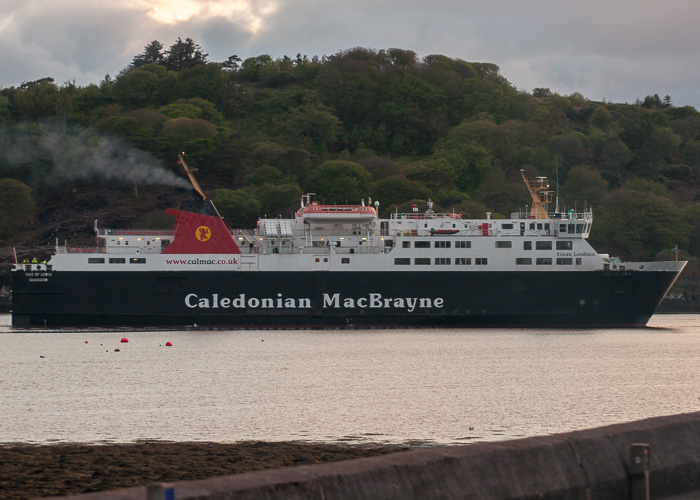 Photograph of the vessel  Isle of Lewis pictured arriving at Stornoway on 7th May 2014