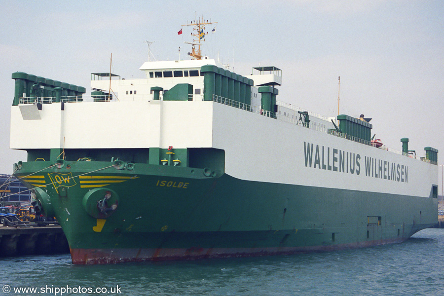 Isolde pictured at Southampton on 12th April 2003