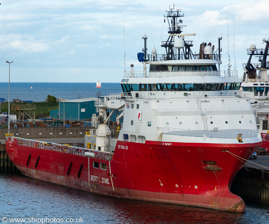 Photograph of the vessel  IT Infinity pictured at Aberdeen on 13th May 2022